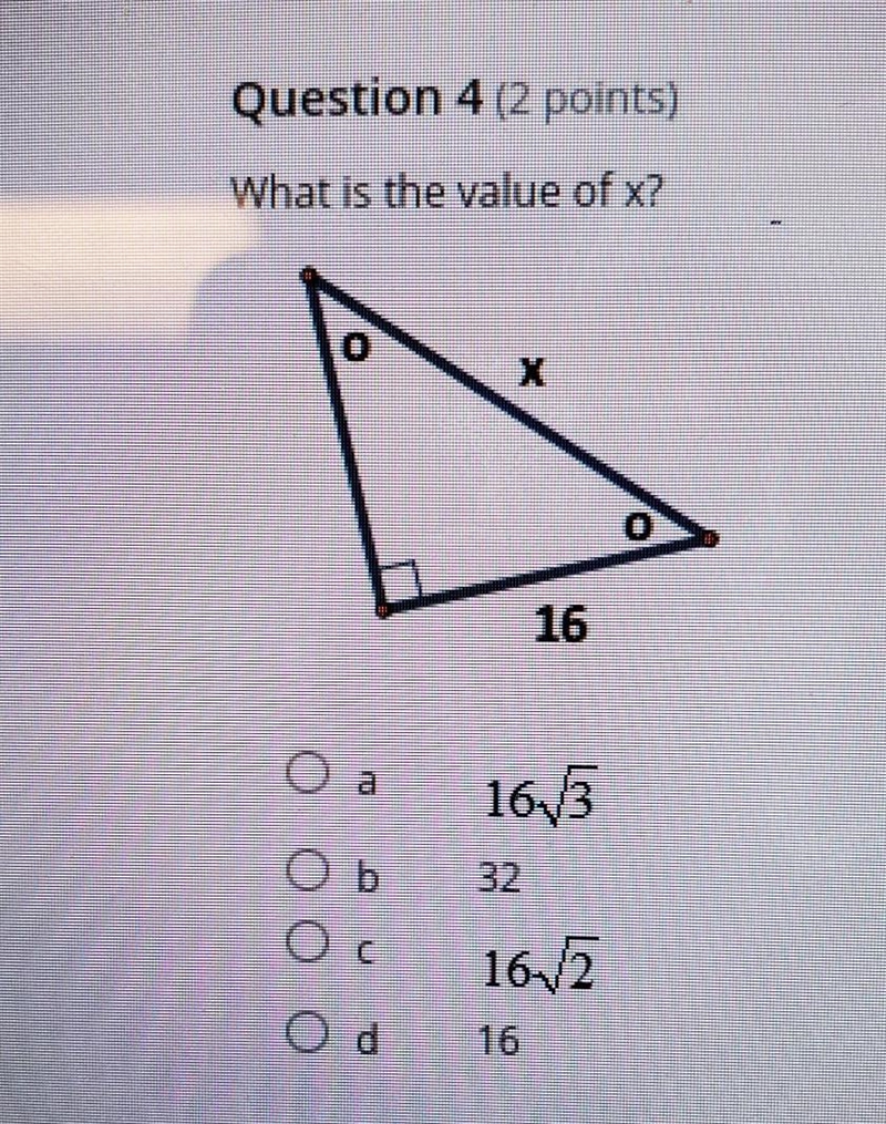 Special right triangles pls help!! ​-example-1