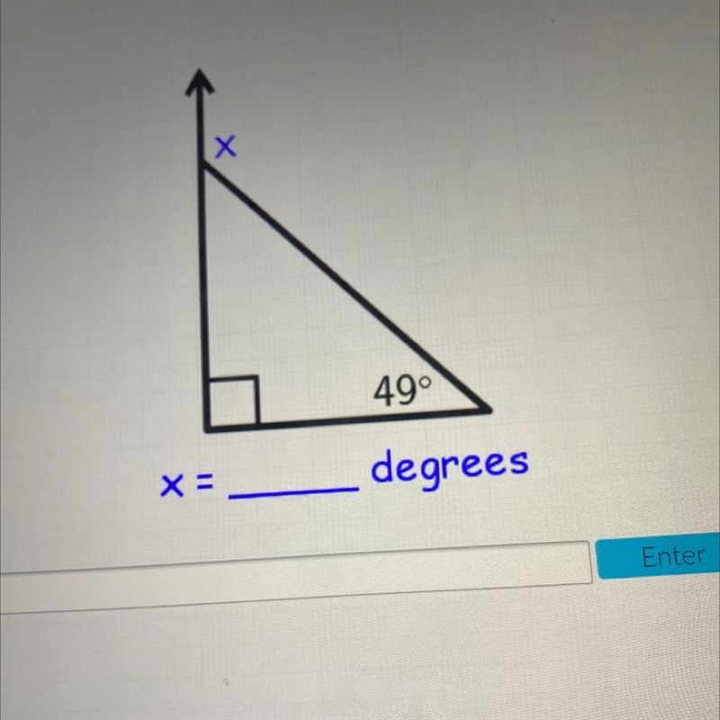 Х 49° Xa degrees please help-example-1