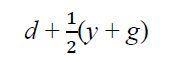 Type the answer in the box. d = 6 y = 10 g = 8-example-1