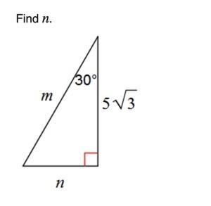 Use the figure to find n please.-example-1