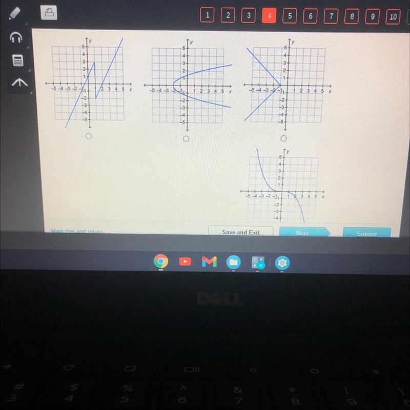 Which graph represents a function?-example-1