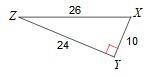 Find cosX and cosZ. Write each answer as a fraction and as a decimal. Round to four-example-1