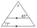 Pls Anwer will give 15 points!!!!!! Find the value of x.-example-1