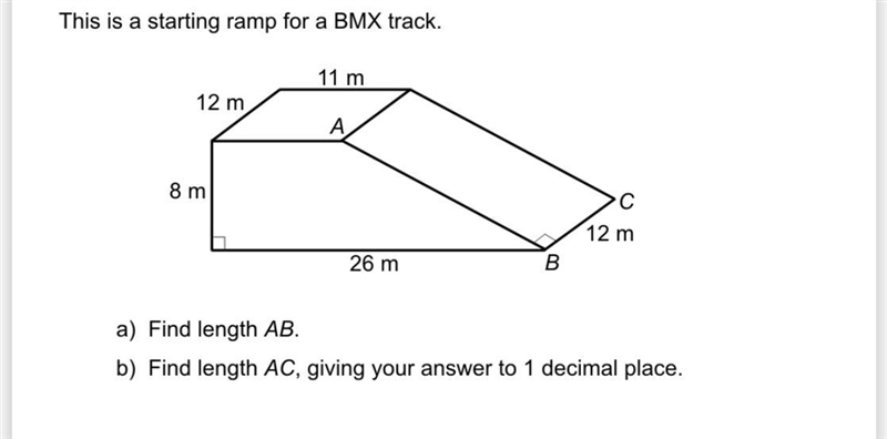 7. Find the length of AB please answer will mark brainelist :)-example-1