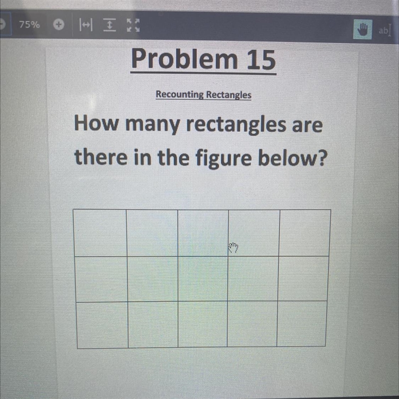 Recounting Rectangles How many rectangles are there in the figure below?-example-1