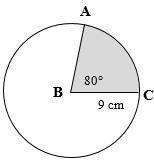 Find the area of the shaded regions. Give your answer as a completely simplified exact-example-1