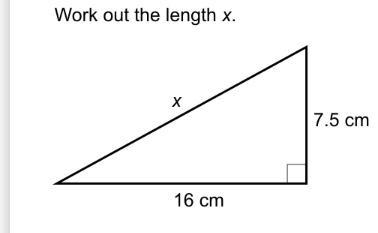 Work out the length X-example-1