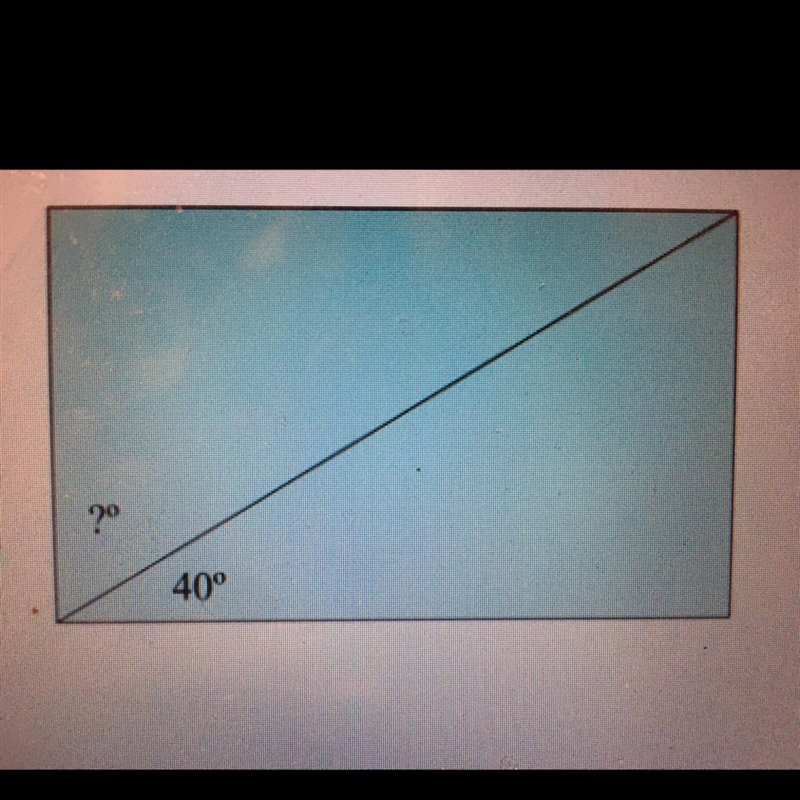 Determine the missing angle.-example-1