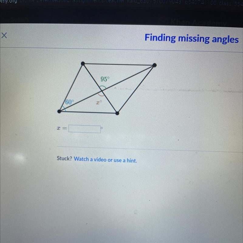 Finding missing angles-example-1