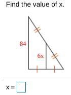 What would be the value of x please help-example-1