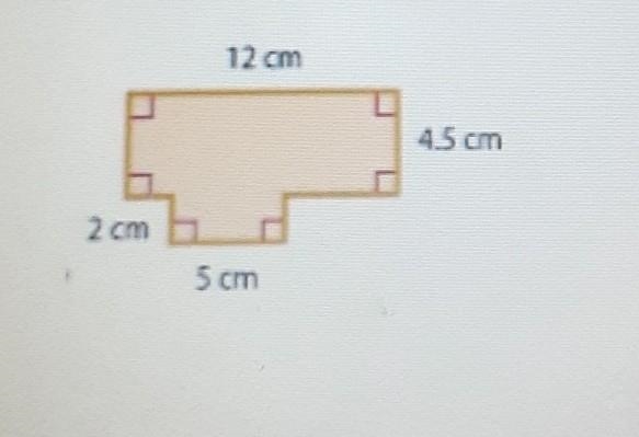 What is the area of the composite shape below?​-example-1