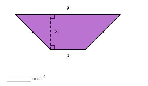 Find the area of the shape shown below.-example-1