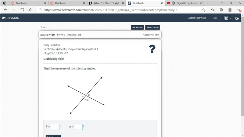 Please help what does B and C equal-example-1