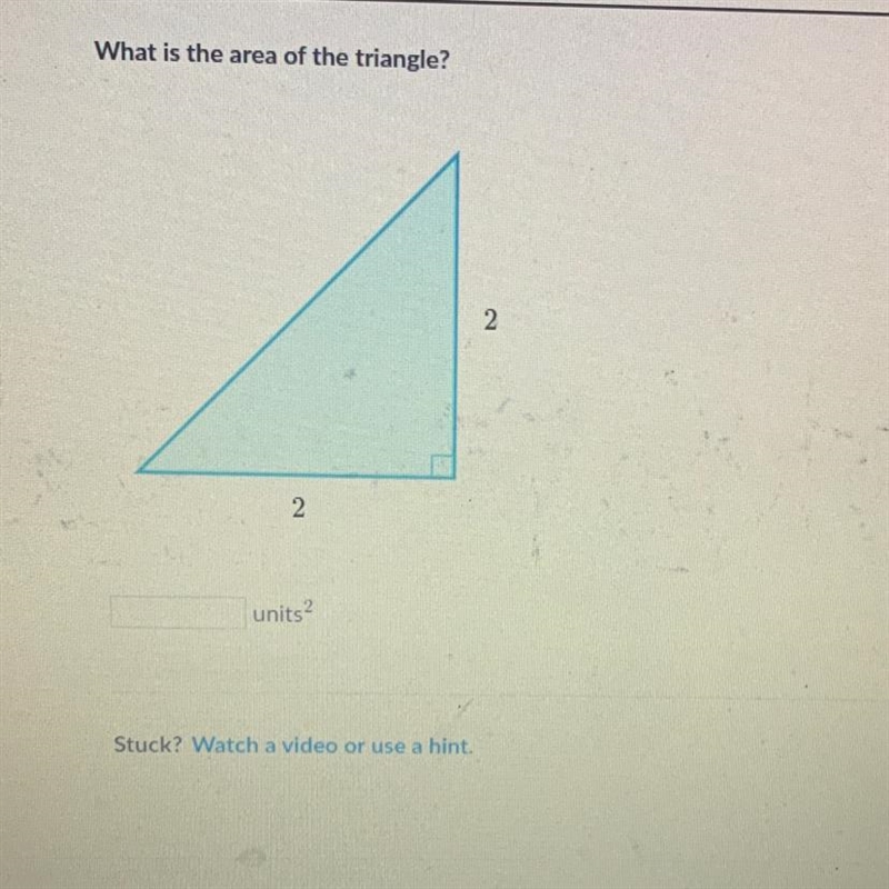 What is the area of the triangle-example-1