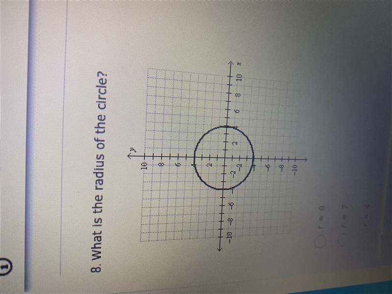 What’s the radius of the circle-example-1