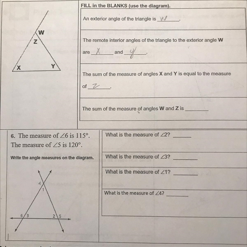 Does anyone know the answers to 5. And 6. Need answers please-example-1