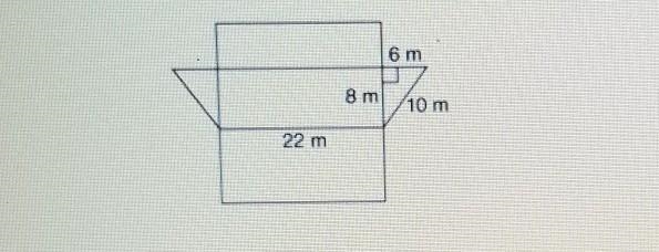 The surface area of the triangular prism is ​-example-1