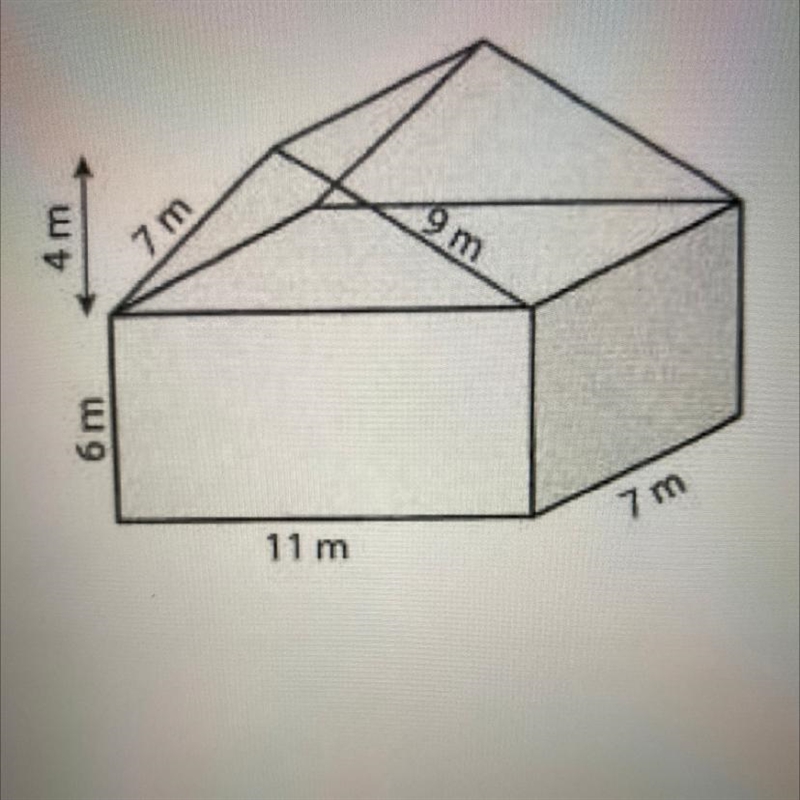 1. Find the surface area of the shape-example-1