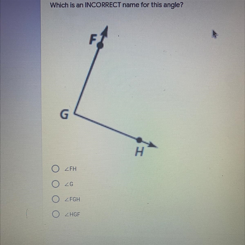 Which is an INCORRECT name for this angle?-example-1