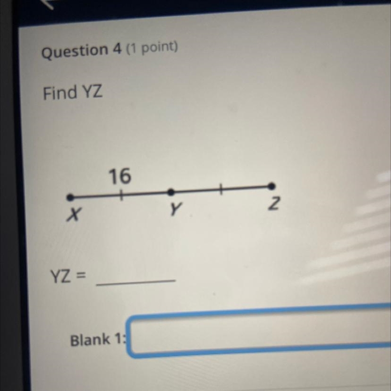 How do I find YZ? On the line segment-example-1