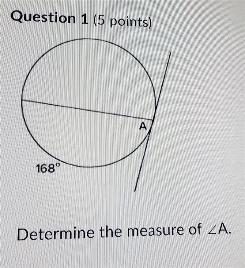 Answer choices 1) 84° 2) 168° 3) 192° 4) 88° PLEASE HELP ASAP​-example-1