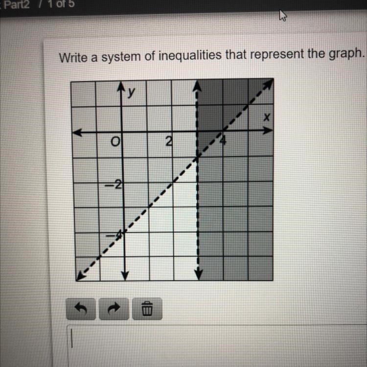 System of inequalities ASAP I ONLY HAVE 15 MINS WILLING TO GIVE 20 POINTS-example-1