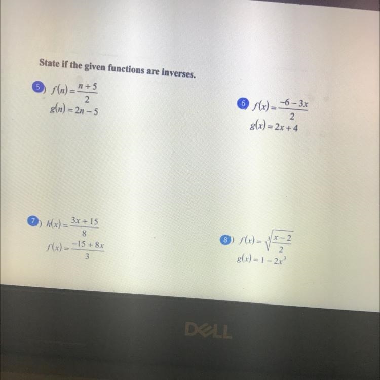 F(x) =-6-3x/2. g(x)=2x+4-example-1