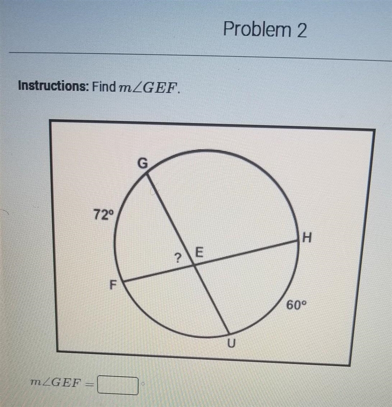 Problem 2 find m<GEF​-example-1