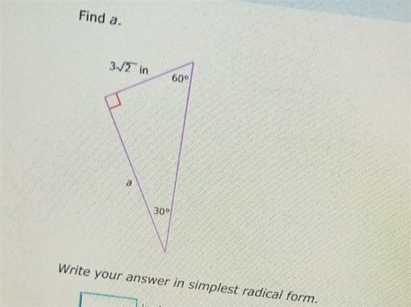 Write your answer in simplest radical form​-example-1