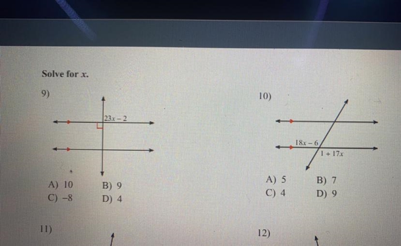 Need help. Solve for x, geometry-example-1