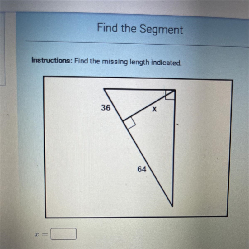 Find the missing length indicated Please help, no links-example-1