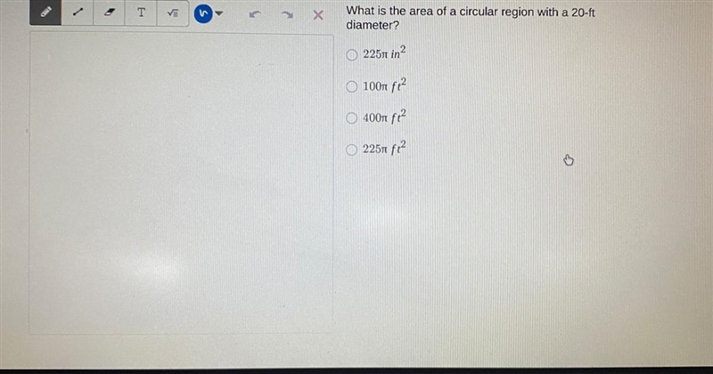 Please help and how would I draw it ? What is the area of a circular region with a-example-1