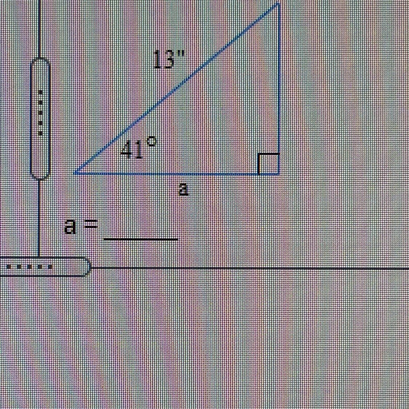 For the right angle, find the missing quantity indicated below the figure.-example-1