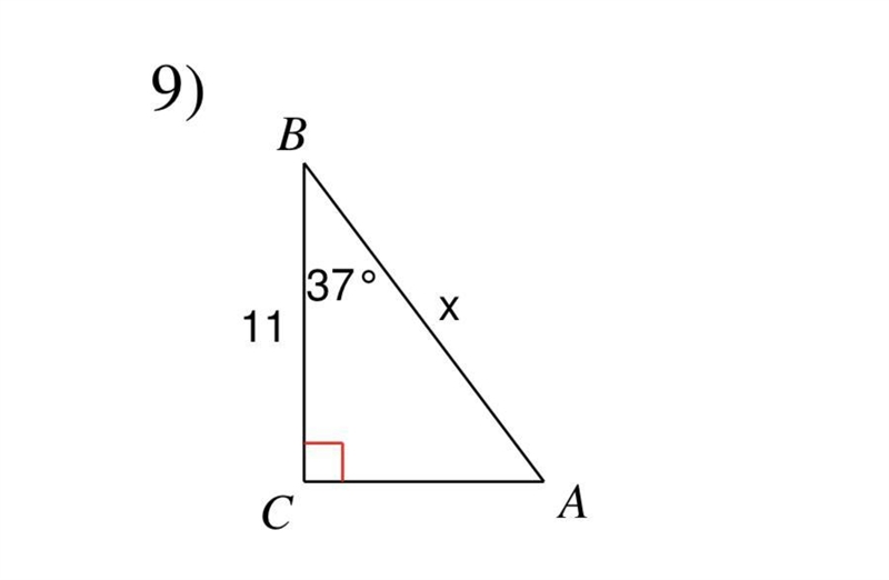 What is the measure of angle A? And what is the length of AB?-example-1