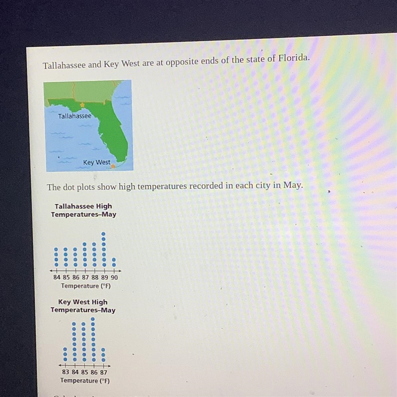 Help please Calculate the ranges of both sets of data. Enter the correct answers in-example-1