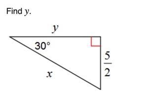 Use the figure to find y.-example-1