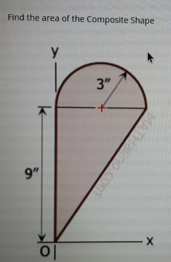 Find the area of the Composite Shape. PLEASE HELP! ​-example-1