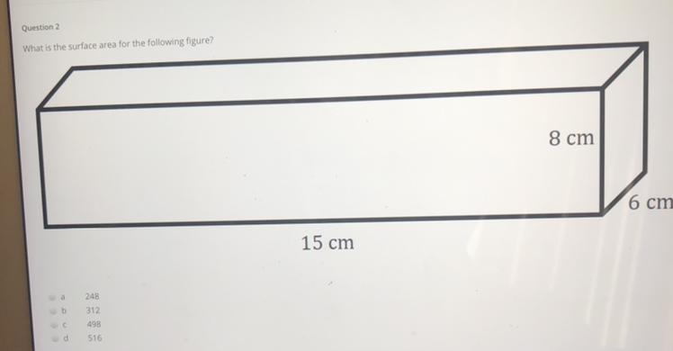 Hurry which one A. 248 B. 312 C. 498 D. 516-example-1