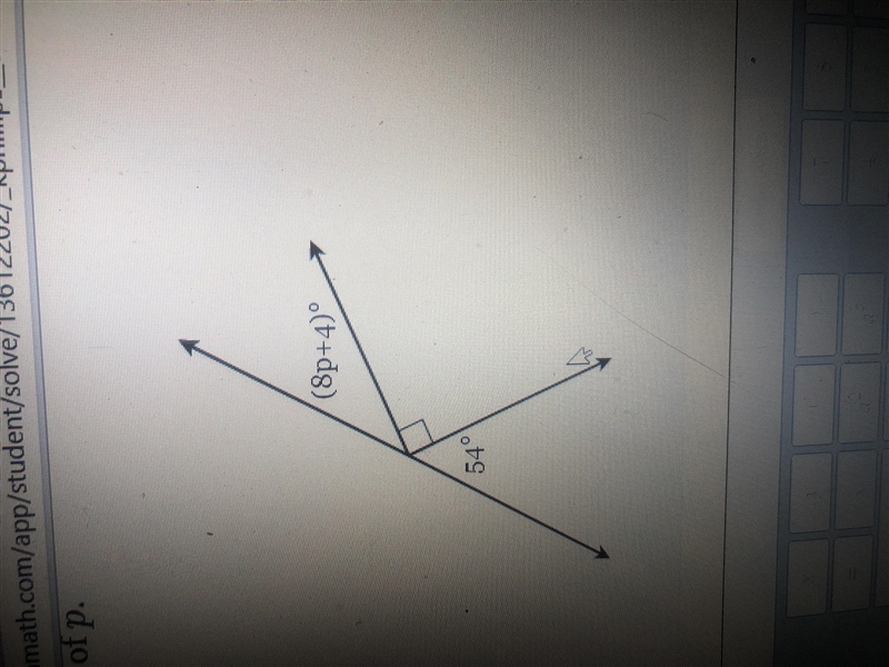 Solve the value of p-example-1