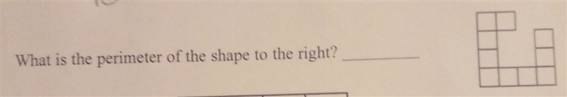 What is the perimeter of the shape to the right?​-example-1