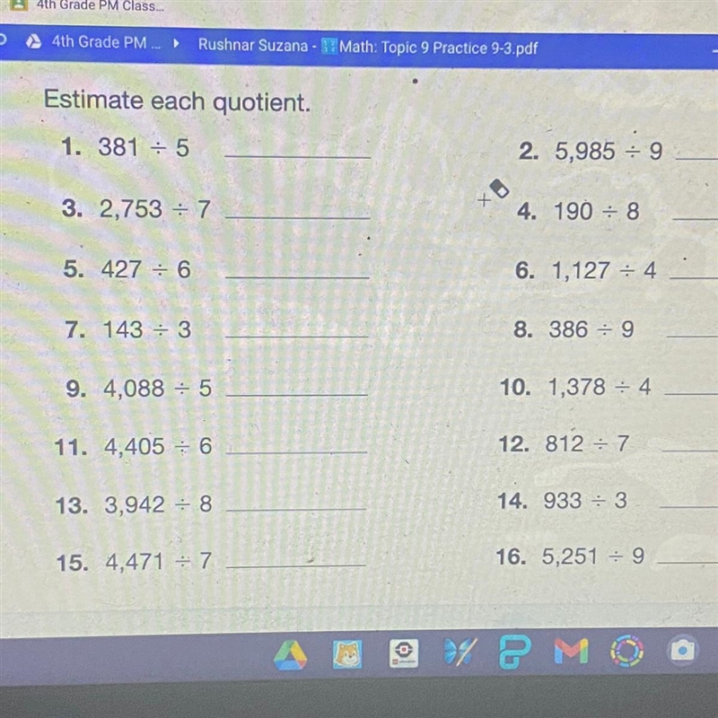 What are all the answers??? Or at least give some of the answers! Estimate all the-example-1