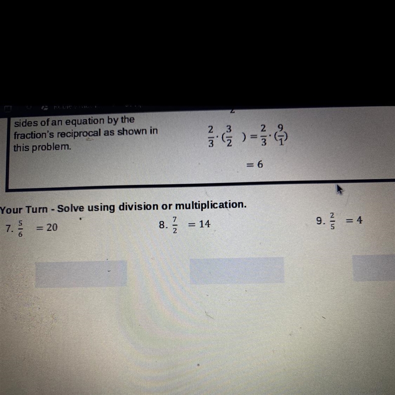 I need help with these fractions-example-1