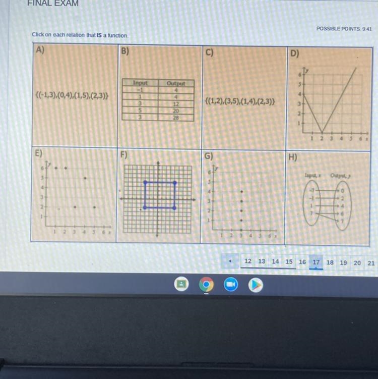 Choose each of the following that ARE a function-example-1