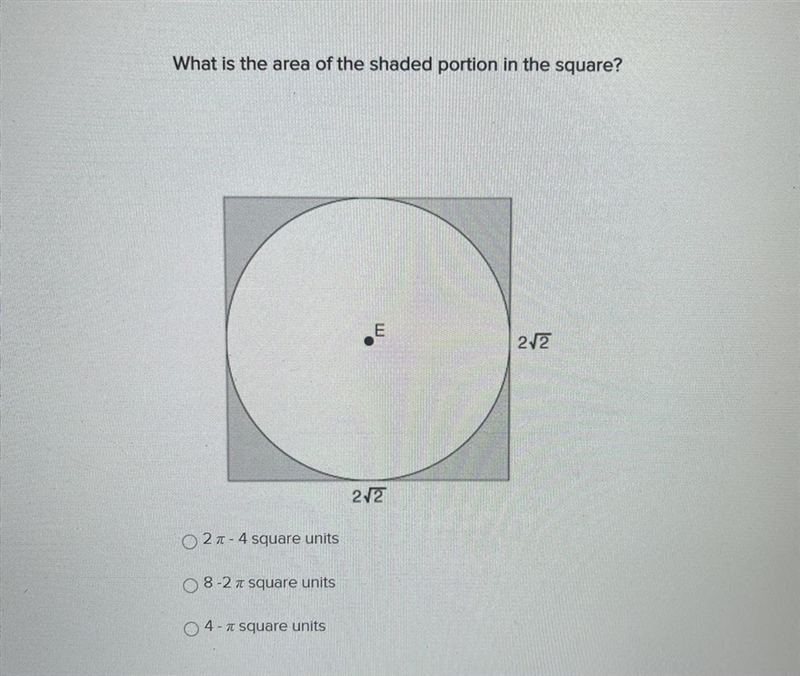 What is the area of the shaded portion in square?-example-1