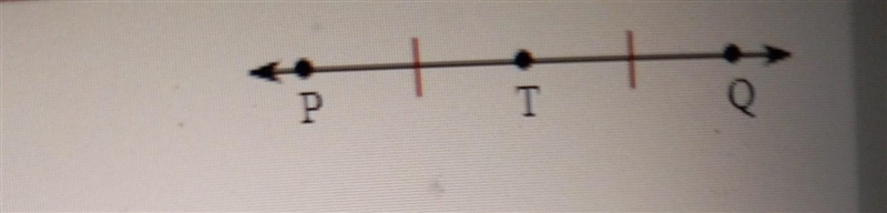 Use the figure to the right to find the value of PT. T is the midpoint of PQ. PT = 7x-example-1