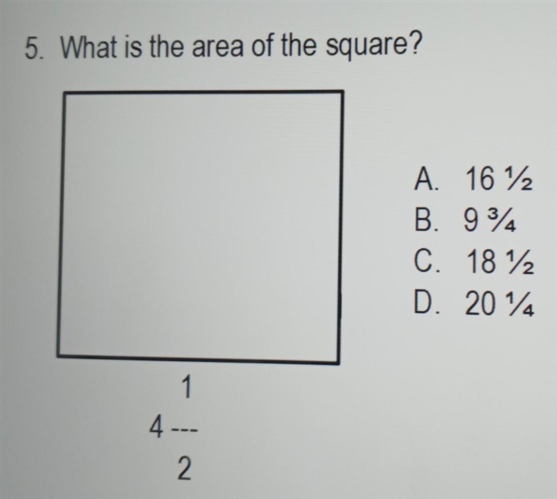 What's the area of the square?​-example-1