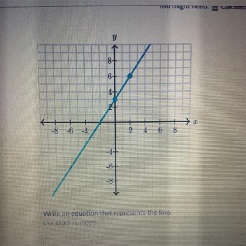 I just need to know the equation-example-1