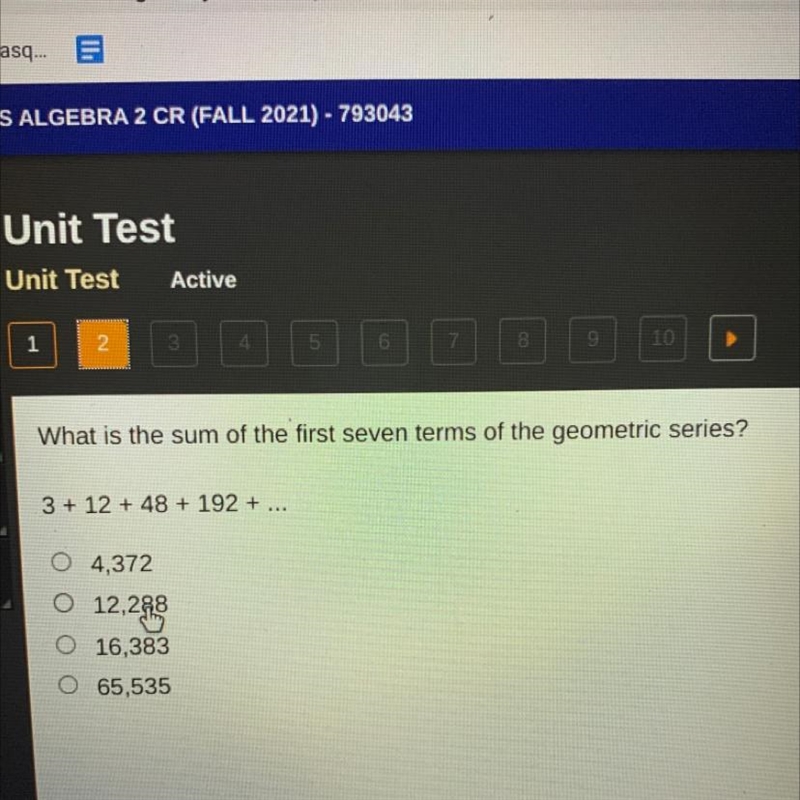 3 + 12 + 48 + 192 + ... Whats the answer-example-1