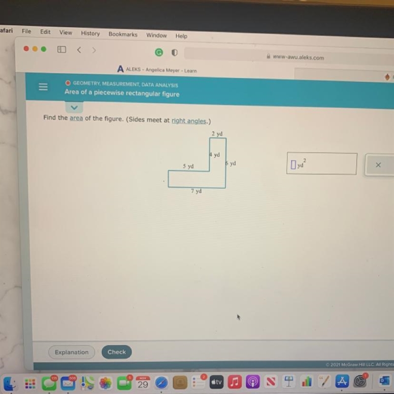 Find the area of the figure-example-1