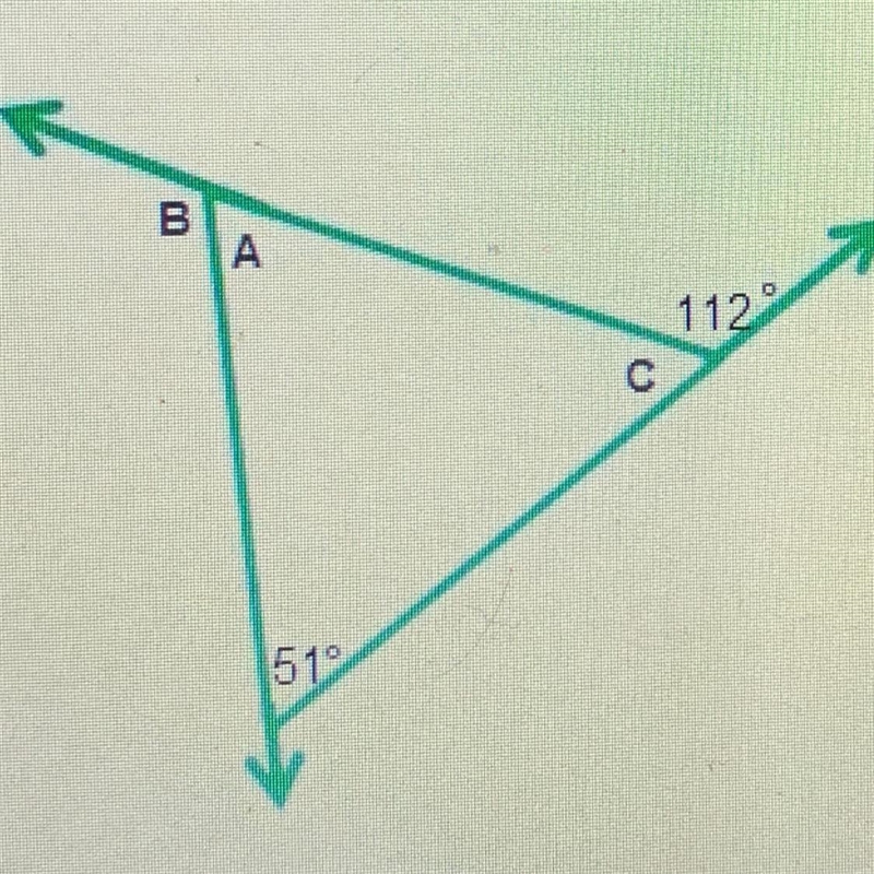 What's the measure of angle B in degrees?-example-1